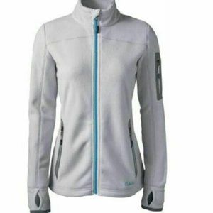 Cabelas Women Fleece Jackets Grand Teton Polartec 200 Goose Gray Medium